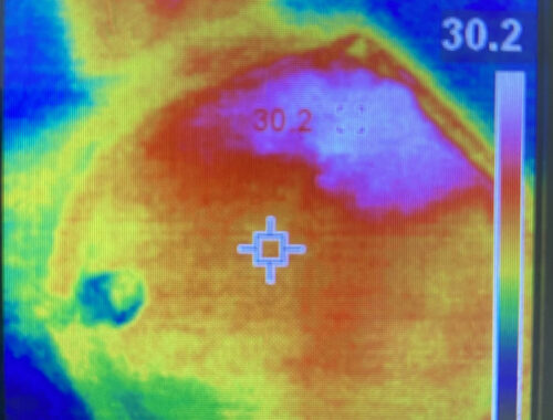 Diagnostic par caméra pour visualiser la fuite